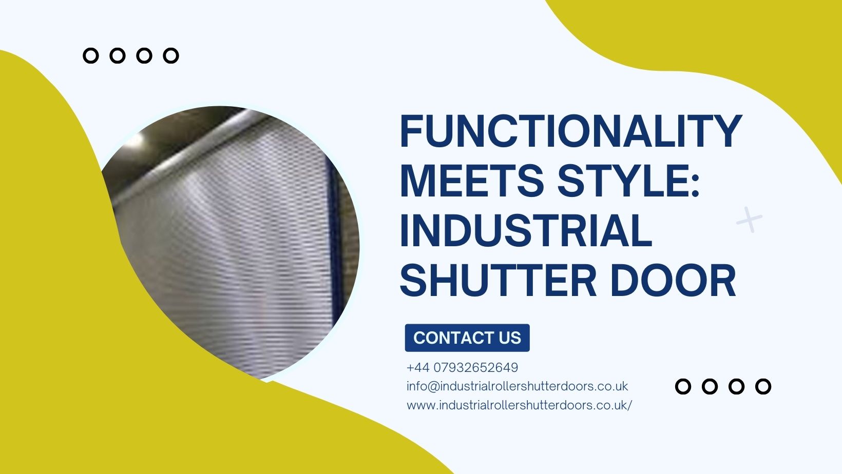 Functionality Meets Style: Shutter Door