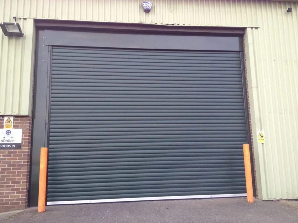 Warehouse Industrial Roller Shutter Setup