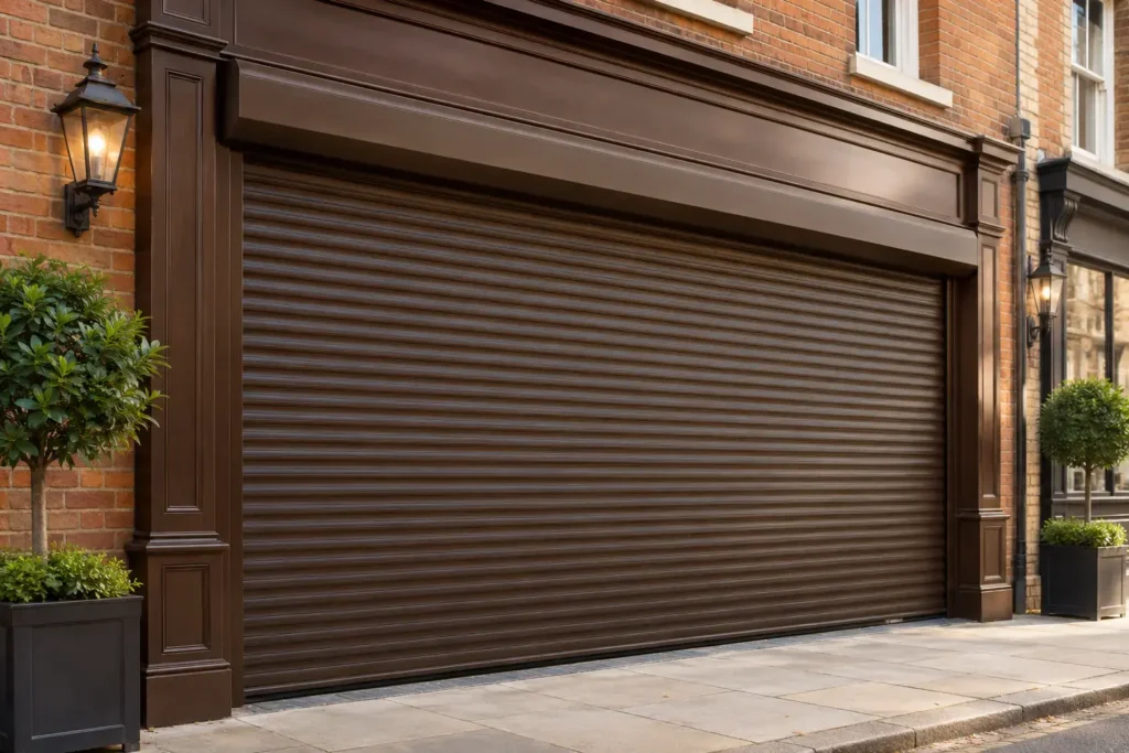 Chocolate Brown Shopfront Shutter