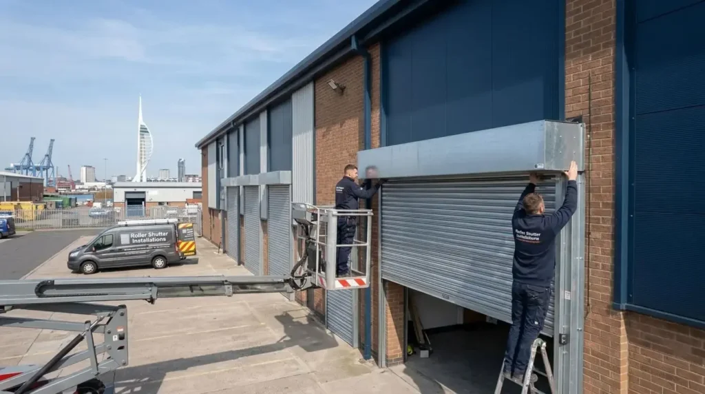 Industrial Roller Shutter Doors in Portsmouth uk
