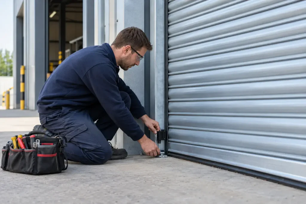Industrial Roller Shutter Safety Inspection